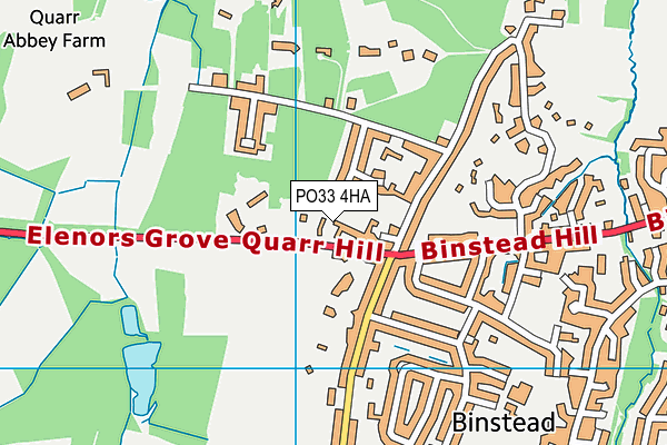 PO33 4HA map - OS VectorMap District (Ordnance Survey) PO33 4HA map - OS VectorMap District (Ordnance Survey)