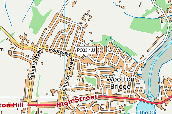 PO33 4JJ map - OS VectorMap District (Ordnance Survey) PO33 4JJ map - OS VectorMap District (Ordnance Survey)