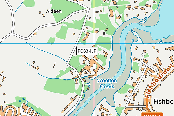PO33 4JP map - OS VectorMap District (Ordnance Survey) PO33 4JP map - OS VectorMap District (Ordnance Survey)