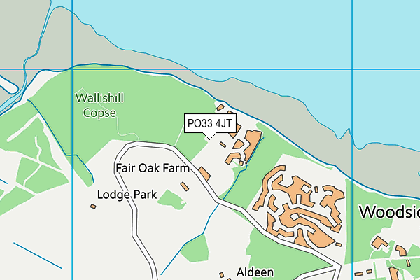 PO33 4JT map - OS VectorMap District (Ordnance Survey) PO33 4JT map - OS VectorMap District (Ordnance Survey)