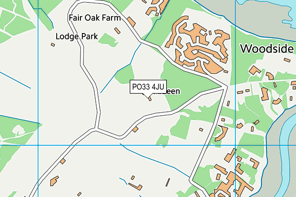 PO33 4JU map - OS VectorMap District (Ordnance Survey) PO33 4JU map - OS VectorMap District (Ordnance Survey)