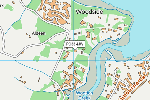 PO33 4JW map - OS VectorMap District (Ordnance Survey) PO33 4JW map - OS VectorMap District (Ordnance Survey)