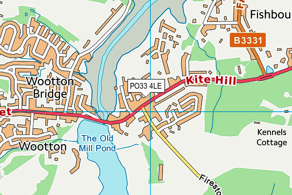 PO33 4LE map - OS VectorMap District (Ordnance Survey) PO33 4LE map - OS VectorMap District (Ordnance Survey)
