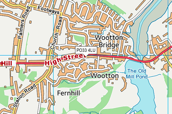 PO33 4LU map - OS VectorMap District (Ordnance Survey) PO33 4LU map - OS VectorMap District (Ordnance Survey)