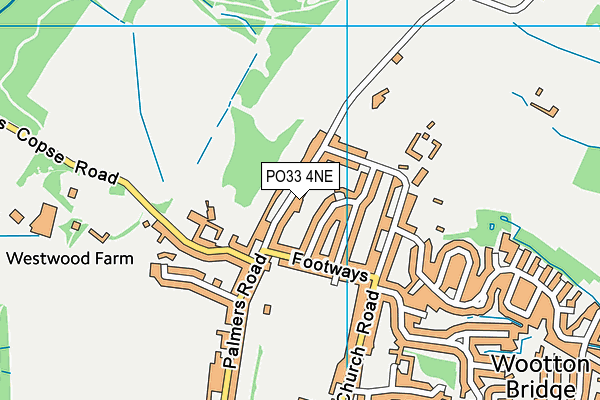 PO33 4NE map - OS VectorMap District (Ordnance Survey) PO33 4NE map - OS VectorMap District (Ordnance Survey)
