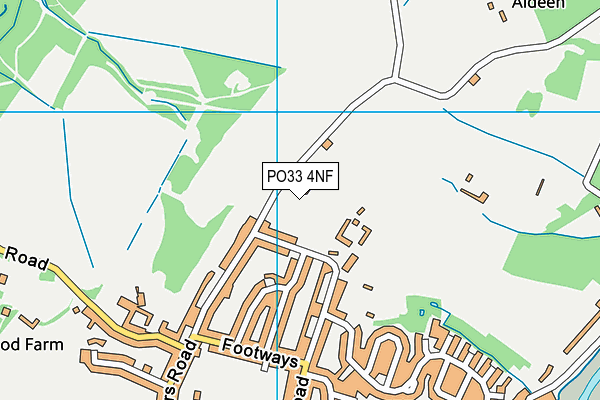 PO33 4NF map - OS VectorMap District (Ordnance Survey) PO33 4NF map - OS VectorMap District (Ordnance Survey)