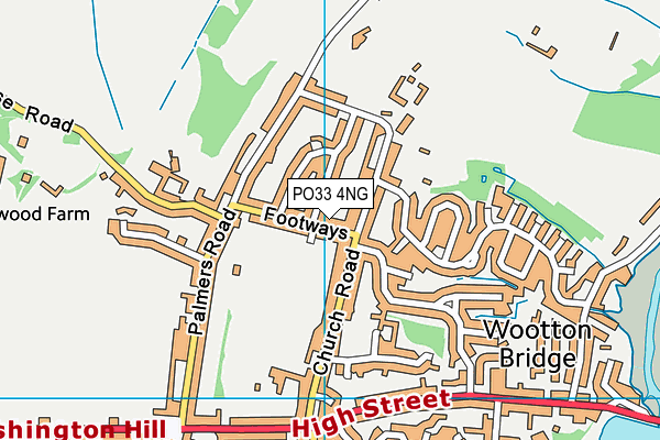 PO33 4NG map - OS VectorMap District (Ordnance Survey) PO33 4NG map - OS VectorMap District (Ordnance Survey)