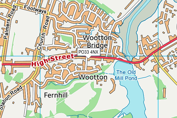 PO33 4NX map - OS VectorMap District (Ordnance Survey) PO33 4NX map - OS VectorMap District (Ordnance Survey)