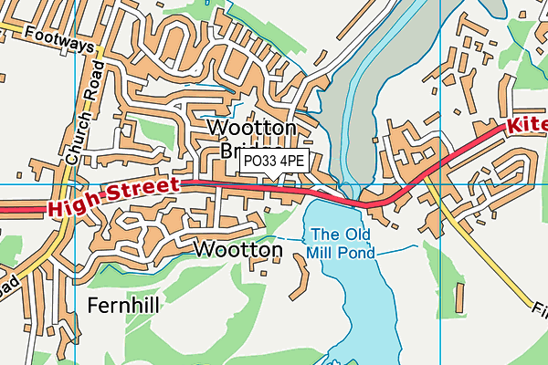 PO33 4PE map - OS VectorMap District (Ordnance Survey) PO33 4PE map - OS VectorMap District (Ordnance Survey)