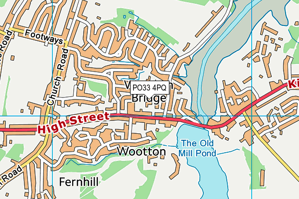 PO33 4PQ map - OS VectorMap District (Ordnance Survey) PO33 4PQ map - OS VectorMap District (Ordnance Survey)