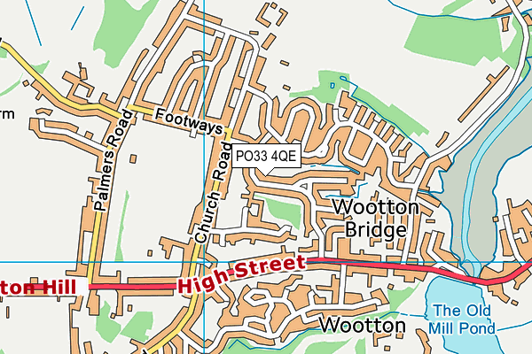 PO33 4QE map - OS VectorMap District (Ordnance Survey) PO33 4QE map - OS VectorMap District (Ordnance Survey)
