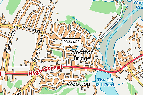 PO33 4QF map - OS VectorMap District (Ordnance Survey) PO33 4QF map - OS VectorMap District (Ordnance Survey)