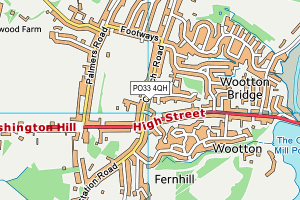 PO33 4QH map - OS VectorMap District (Ordnance Survey) PO33 4QH map - OS VectorMap District (Ordnance Survey)