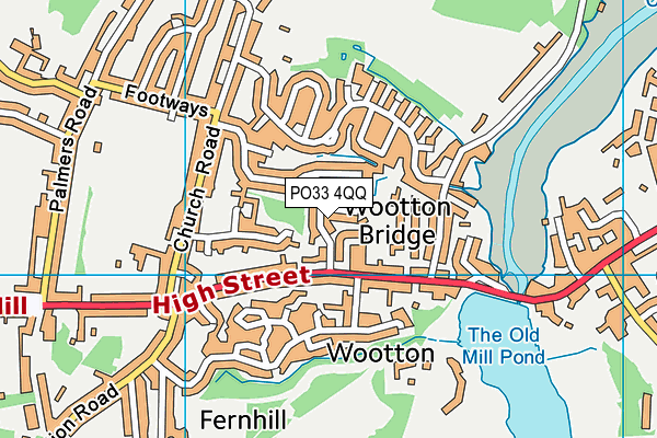 PO33 4QQ map - OS VectorMap District (Ordnance Survey) PO33 4QQ map - OS VectorMap District (Ordnance Survey)