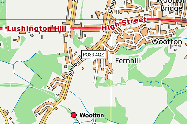 PO33 4QZ map - OS VectorMap District (Ordnance Survey) PO33 4QZ map - OS VectorMap District (Ordnance Survey)