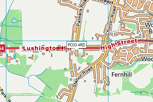 PO33 4RD map - OS VectorMap District (Ordnance Survey) PO33 4RD map - OS VectorMap District (Ordnance Survey)