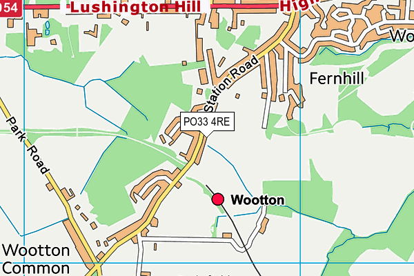 PO33 4RE map - OS VectorMap District (Ordnance Survey) PO33 4RE map - OS VectorMap District (Ordnance Survey)