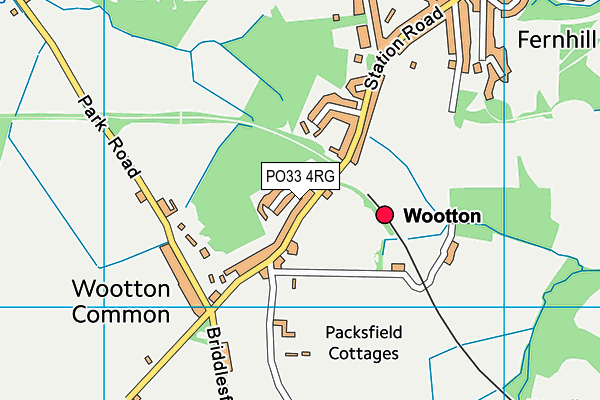 PO33 4RG map - OS VectorMap District (Ordnance Survey) PO33 4RG map - OS VectorMap District (Ordnance Survey)