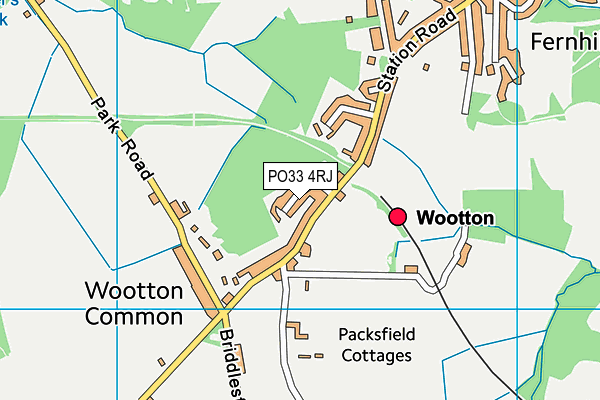 PO33 4RJ map - OS VectorMap District (Ordnance Survey) PO33 4RJ map - OS VectorMap District (Ordnance Survey)
