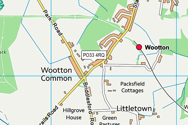 PO33 4RQ map - OS VectorMap District (Ordnance Survey) PO33 4RQ map - OS VectorMap District (Ordnance Survey)