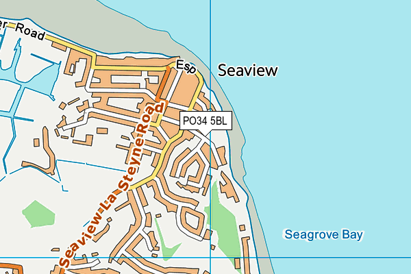 PO34 5BL map - OS VectorMap District (Ordnance Survey) PO34 5BL map - OS VectorMap District (Ordnance Survey)