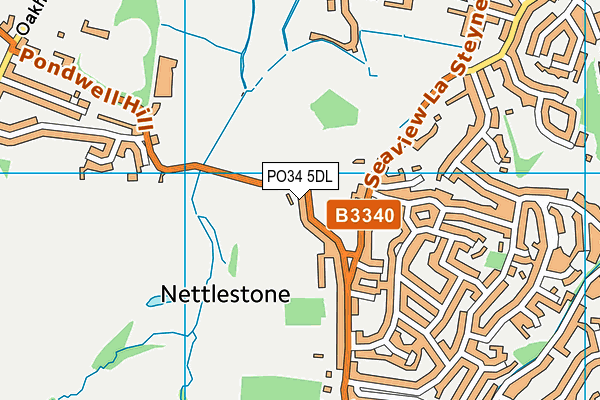 PO34 5DL map - OS VectorMap District (Ordnance Survey) PO34 5DL map - OS VectorMap District (Ordnance Survey)
