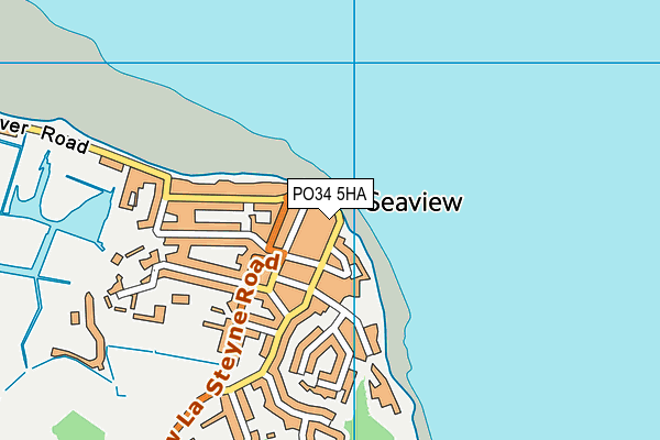 PO34 5HA map - OS VectorMap District (Ordnance Survey) PO34 5HA map - OS VectorMap District (Ordnance Survey)