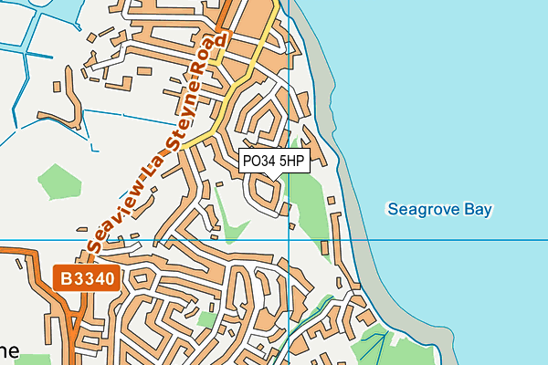 PO34 5HP map - OS VectorMap District (Ordnance Survey) PO34 5HP map - OS VectorMap District (Ordnance Survey)