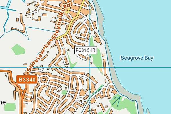 PO34 5HR map - OS VectorMap District (Ordnance Survey) PO34 5HR map - OS VectorMap District (Ordnance Survey)