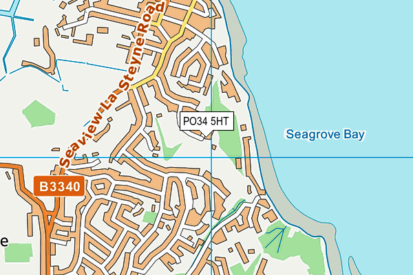 PO34 5HT map - OS VectorMap District (Ordnance Survey) PO34 5HT map - OS VectorMap District (Ordnance Survey)