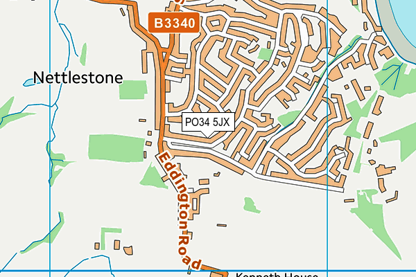 PO34 5JX map - OS VectorMap District (Ordnance Survey) PO34 5JX map - OS VectorMap District (Ordnance Survey)