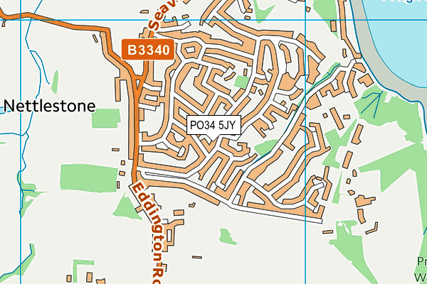 PO34 5JY map - OS VectorMap District (Ordnance Survey) PO34 5JY map - OS VectorMap District (Ordnance Survey)