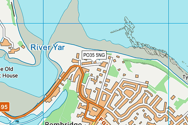 PO35 5NG map - OS VectorMap District (Ordnance Survey) PO35 5NG map - OS VectorMap District (Ordnance Survey)