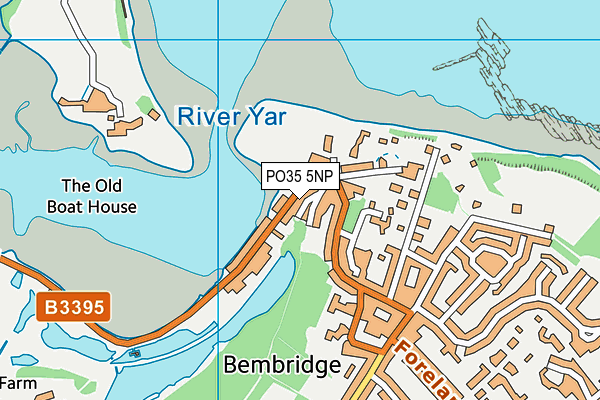 PO35 5NP map - OS VectorMap District (Ordnance Survey) PO35 5NP map - OS VectorMap District (Ordnance Survey)