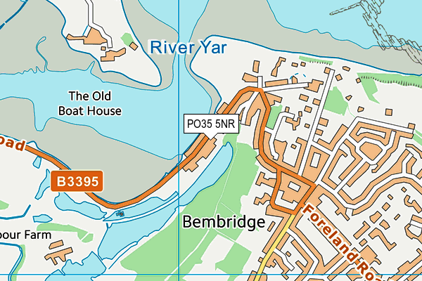 PO35 5NR map - OS VectorMap District (Ordnance Survey) PO35 5NR map - OS VectorMap District (Ordnance Survey)
