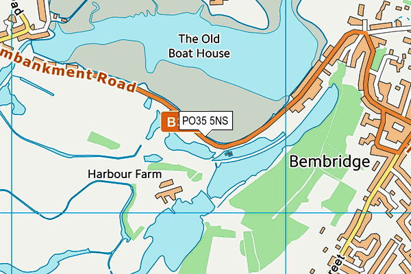 PO35 5NS map - OS VectorMap District (Ordnance Survey) PO35 5NS map - OS VectorMap District (Ordnance Survey)
