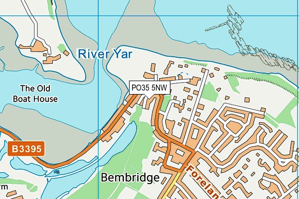 PO35 5NW map - OS VectorMap District (Ordnance Survey) PO35 5NW map - OS VectorMap District (Ordnance Survey)