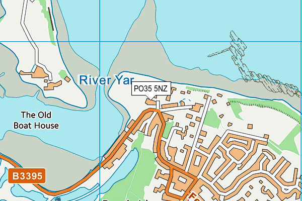 PO35 5NZ map - OS VectorMap District (Ordnance Survey) PO35 5NZ map - OS VectorMap District (Ordnance Survey)