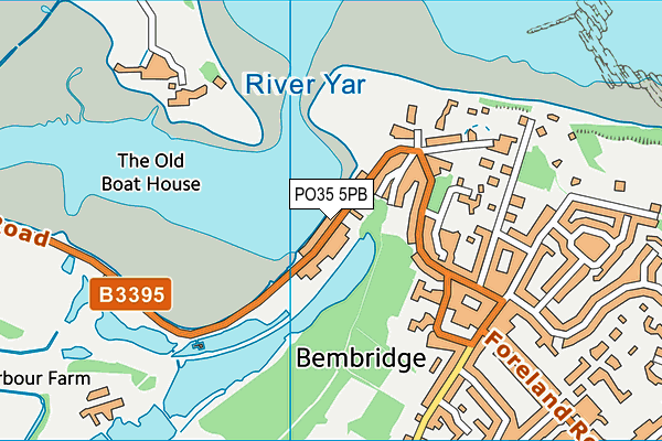 PO35 5PB map - OS VectorMap District (Ordnance Survey) PO35 5PB map - OS VectorMap District (Ordnance Survey)