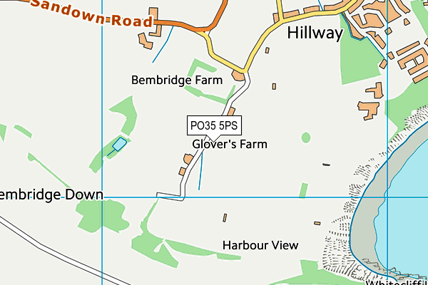PO35 5PS map - OS VectorMap District (Ordnance Survey) PO35 5PS map - OS VectorMap District (Ordnance Survey)