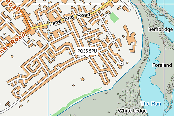 PO35 5PU map - OS VectorMap District (Ordnance Survey) PO35 5PU map - OS VectorMap District (Ordnance Survey)