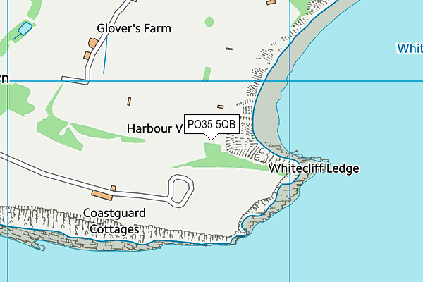 PO35 5QB map - OS VectorMap District (Ordnance Survey) PO35 5QB map - OS VectorMap District (Ordnance Survey)