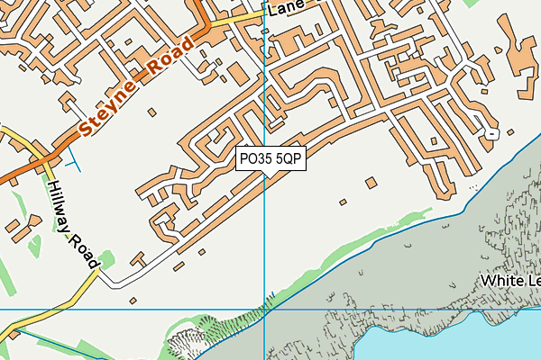 PO35 5QP map - OS VectorMap District (Ordnance Survey) PO35 5QP map - OS VectorMap District (Ordnance Survey)