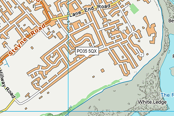 PO35 5QX map - OS VectorMap District (Ordnance Survey) PO35 5QX map - OS VectorMap District (Ordnance Survey)