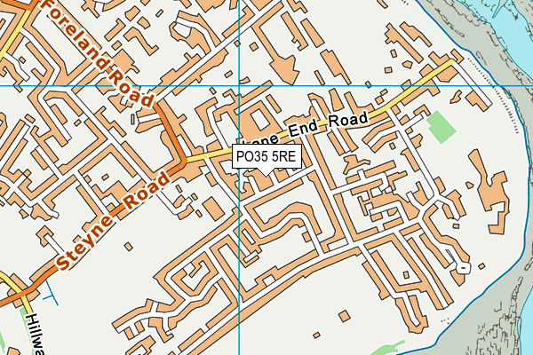 PO35 5RE map - OS VectorMap District (Ordnance Survey) PO35 5RE map - OS VectorMap District (Ordnance Survey)