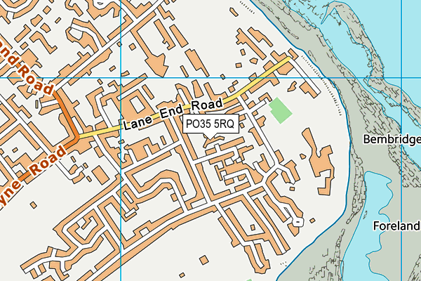 PO35 5RQ map - OS VectorMap District (Ordnance Survey) PO35 5RQ map - OS VectorMap District (Ordnance Survey)