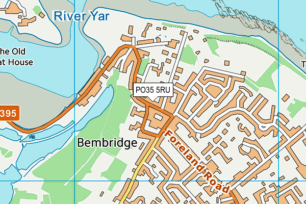 PO35 5RU map - OS VectorMap District (Ordnance Survey) PO35 5RU map - OS VectorMap District (Ordnance Survey)