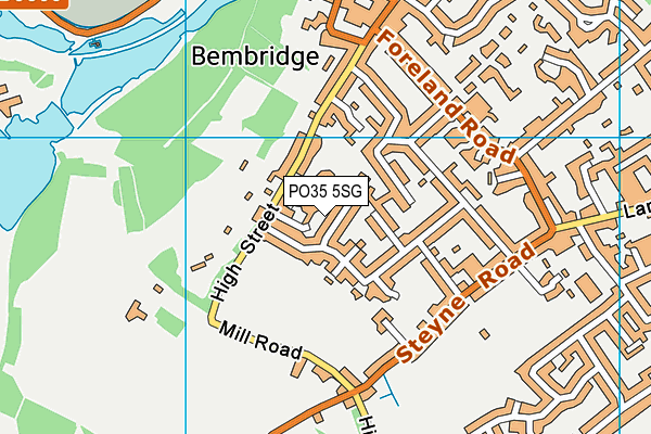 PO35 5SG map - OS VectorMap District (Ordnance Survey) PO35 5SG map - OS VectorMap District (Ordnance Survey)