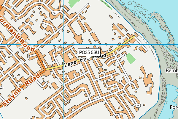 PO35 5SU map - OS VectorMap District (Ordnance Survey) PO35 5SU map - OS VectorMap District (Ordnance Survey)