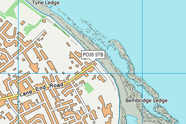 PO35 5TB map - OS VectorMap District (Ordnance Survey) PO35 5TB map - OS VectorMap District (Ordnance Survey)